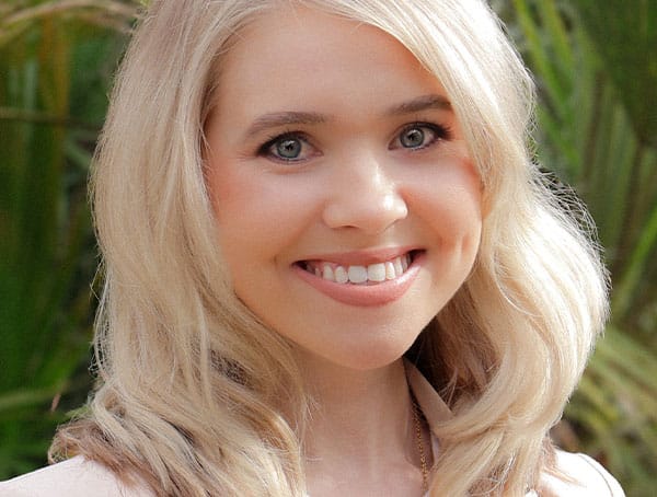 a close up of a girl